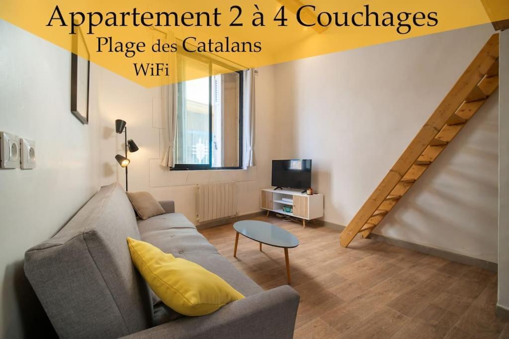 Appartement Tout Equipe Proche De La Plage 2 A 4 Couchages Marselha Exterior foto